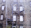 employee falls after scaffold collapses