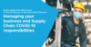 Managing your Supply Chain COVID-19 responsibilities