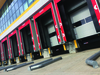 Coloured dock shelters