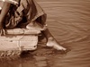 STOCK Testing toe water test