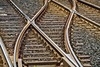 Stock railway tracks