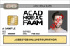 Asbestos CSCS skill card