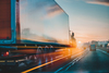 STOCK lorry road supply chain