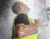 Most workplace injuries from harmful substances are burns